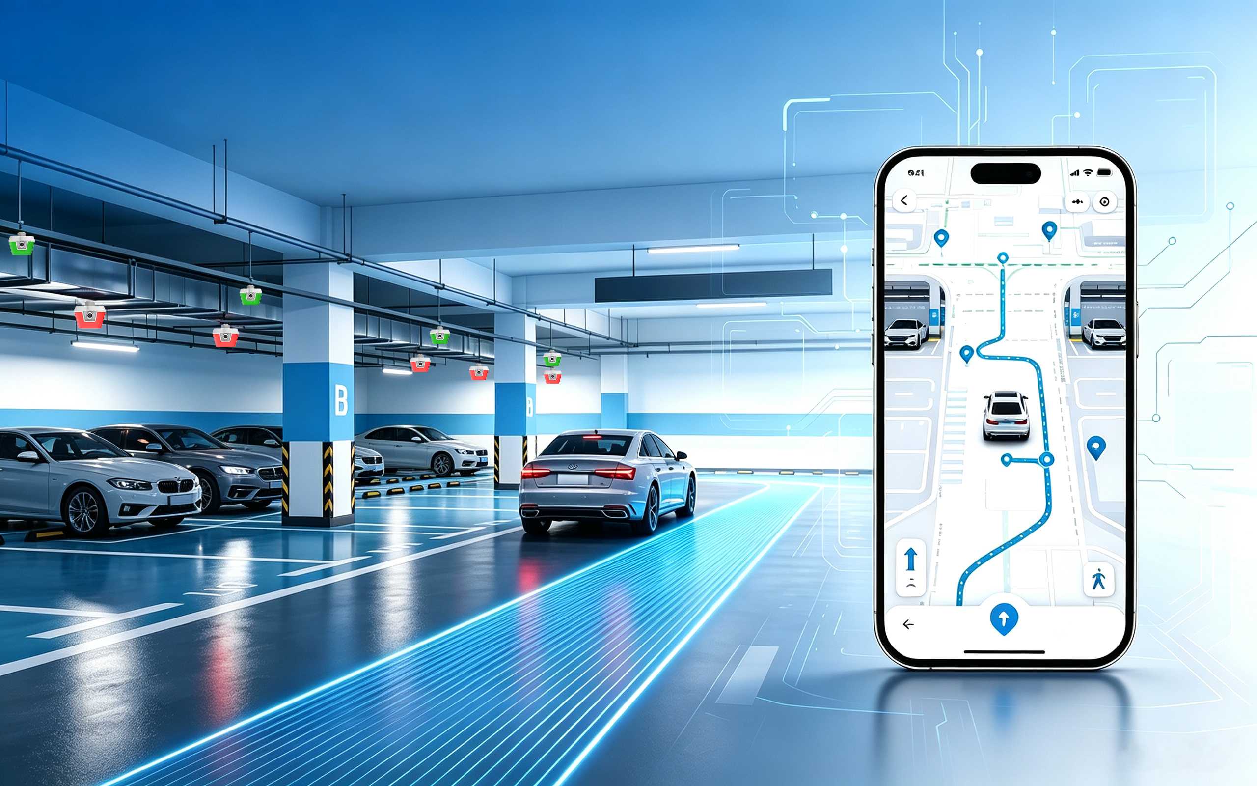 Video Parking Guidance and Reverse Vehicle-Finding AVP Solution