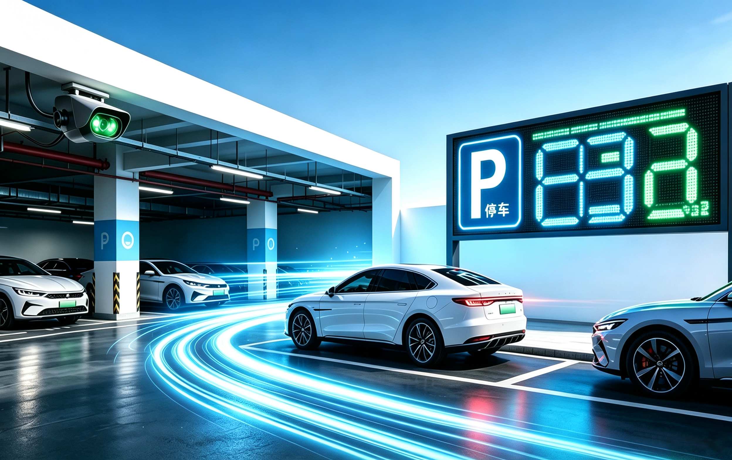 Split-Type Ultrasonic Parking Guidance Solution