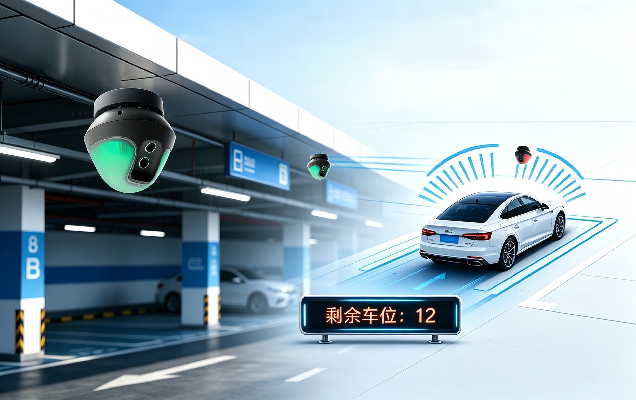 Front-Mounted Ultrasonic Parking Guidance Solution